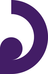 Initial Letter D Logo Element Set