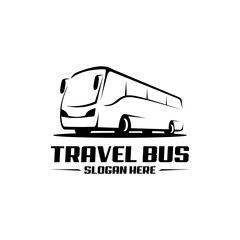 tour and travel bus vector logo illustration © MadeDirgaPepe