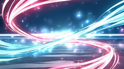 Fototapeta premium Colorful abstract background featuring a blend of vibrant colors creating a dynamic and eye-catching visual experience