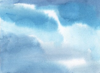 Hand-painted watercolor texture background 