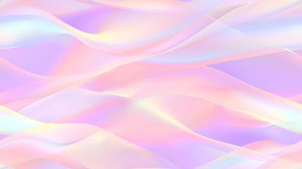 Obraz premium Soft pastel waves create dreamy, ethereal background with gentle flow