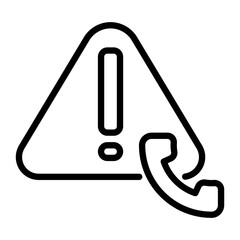 Campaign icon, line icon style