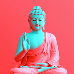 buddha statue in lotus position