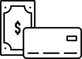 Cash Payment Icon Element Set