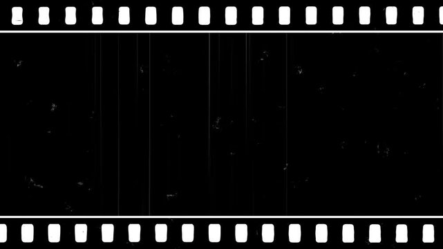 Black And White Film Strip Texture Background, Vintage border Film