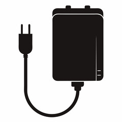 electric plug isolated on white background