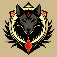 wolf head mascot