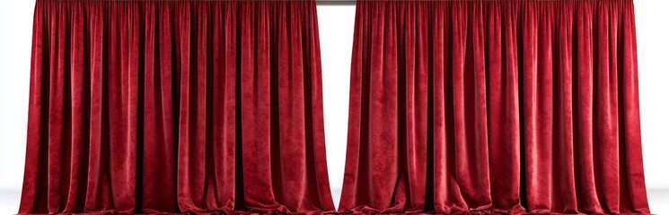 Red Velvet Drapes