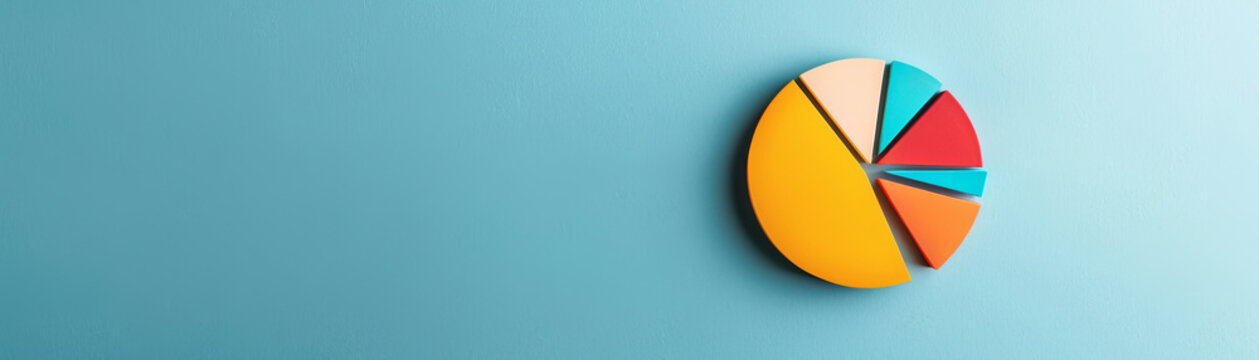 Diverse etf portfolio visualization in a modern financial concept