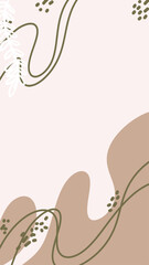 Artistic handdrawn background, perfect for creative posts, social media, or branding with a personal and organic touch.