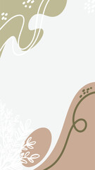 Artistic handdrawn background, perfect for creative posts, social media, or branding with a personal and organic touch.