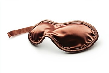 Obraz premium Brown satin eye mask for sleep (6)