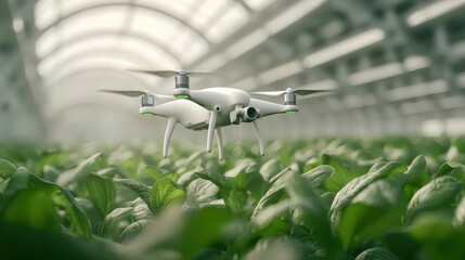 Drone Technology for Precision Agriculture in Greenhouse Environment