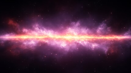 Obraz premium Glowing cosmic energy stream.