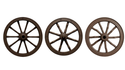 Fototapeta premium wooden wheel (png)
