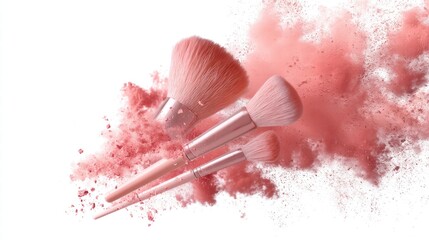 Professional Makeup Cheek blush pink tone palette and makeup brushes and tools,makeup eyeshadow palette in pink,red cherry shades,makeup set,Cosmetic products,sweet and cute tone eye shadows.