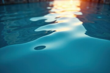 Obraz premium Subtle water ripples creating an unbroken surface , serene, ripple