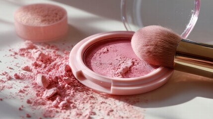 Professional Makeup Cheek blush pink tone palette and makeup brushes and tools,makeup eyeshadow palette in pink,red cherry shades,makeup set,Cosmetic products,sweet and cute tone eye shadows.