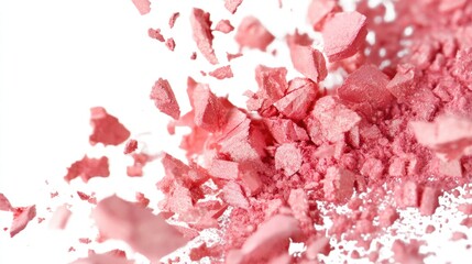 Professional Makeup Cheek blush pink tone palette and makeup brushes and tools,makeup eyeshadow palette in pink,red cherry shades,makeup set,Cosmetic products,sweet and cute tone eye shadows.