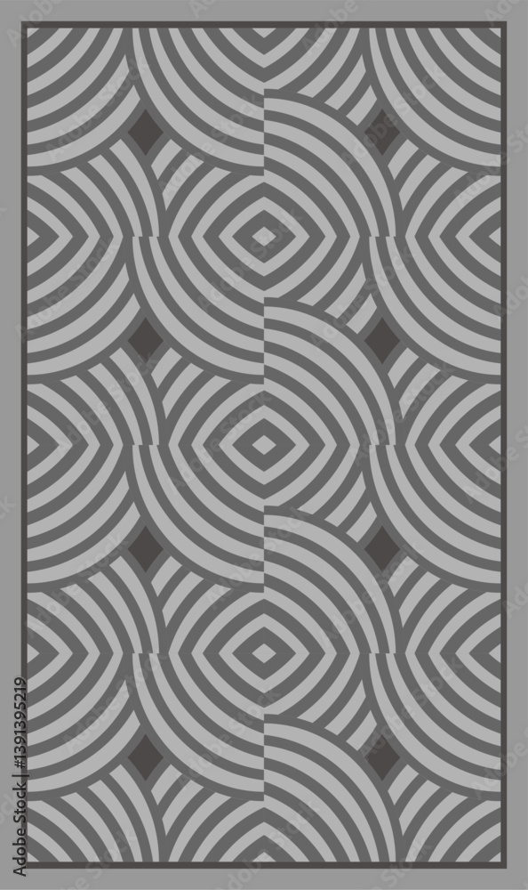 Poster abstract pattern texture curved lines with retro style. abstract wavy lines background