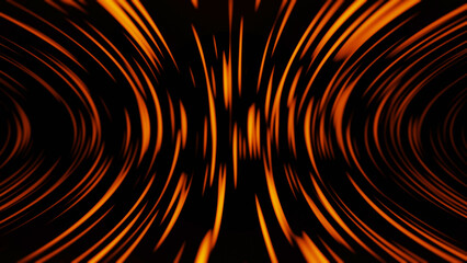 Fiery Neon Wavy Line Texture on Dark Dynamic Background © BCD CREATION