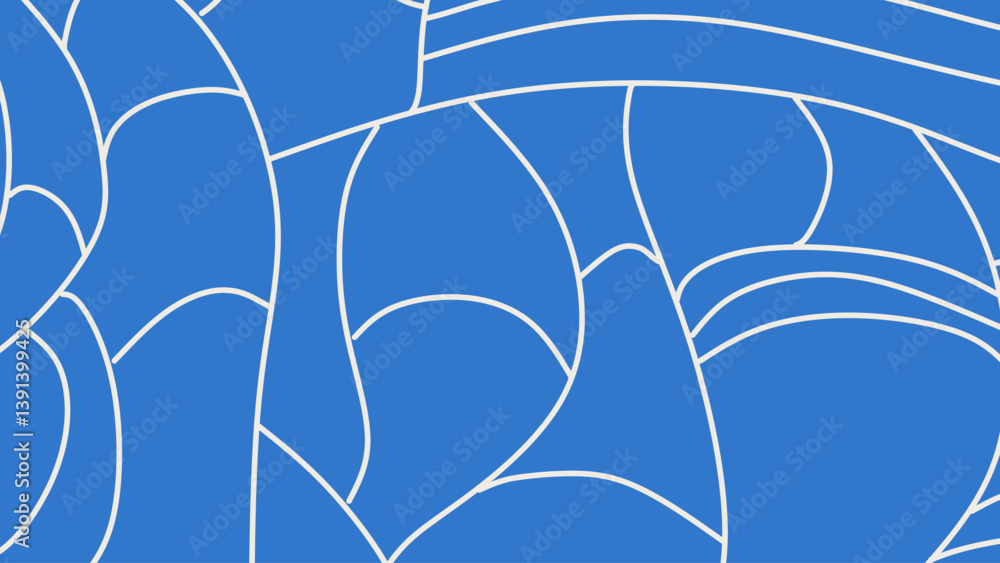 Poster abstract pattern texture curved lines with retro style. abstract wavy lines background
