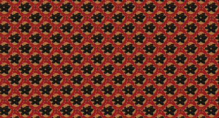 red black lily flower custom made motif batik floral fabric print pattern art wallpaper wide background