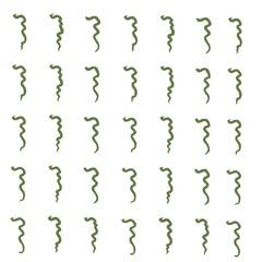 Snake cartoon character body part for making animation 