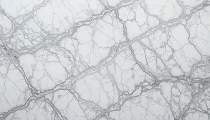 Obraz premium This image features a close-up of a white marble surface with intricate gray vein patterns, ideal for textures.