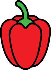  red pepper vector