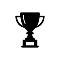 Flat Sports Trophy with Two Handles and Wide Base