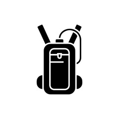 Hydration Pack with Shoulder Straps - Flat Icon Look