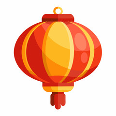 Beautiful Lantern vector art illustration