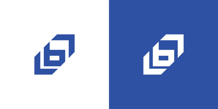 Letter b logo. Suitable for business logo, brand, interview show, podcast, quiz. Flat Vector Logo Design Template Element.