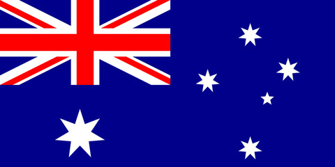 Flag of Australia &ndash; High Resolution PNG with Transparent Background
