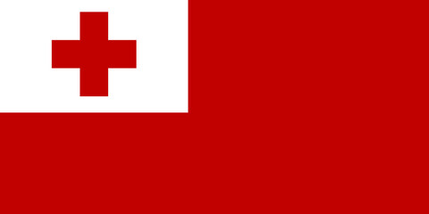 Obraz premium flag of tonga