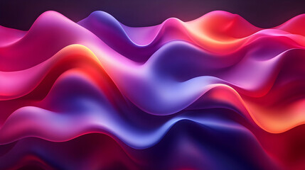 Abstract vibrant wavy background.