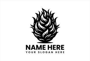 Bold Dragon Fruit Graphic. Exotic Fruit Design