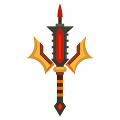 vector illustration of a red star