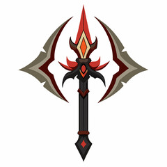 vector illustration of a red cross