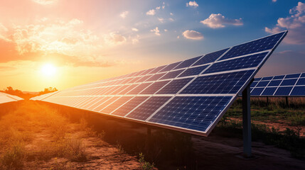 Solar panels for renewable energy