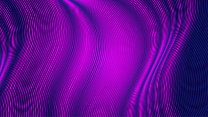 Abstract vector background of halftone wave dots. resembles the texture of folded fabric.