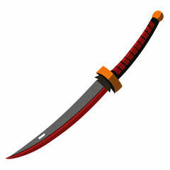 sword isolated on white