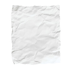 Obraz premium Crumpled white paper texture background
