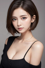 Fototapeta premium 女, ビジネス, 水着, スポーツ,オフィス,ビキニ, ストラップ, 社員証 女性実業家, 美しさ, 人々, 笑う, 1, モデル, ファッション, 淑女, 人, 笑みを浮かべている, 髪の毛, 黒, ブルネット, 立っていること, スタジオ, スーツ, グラス, プロ, 成功, 顔, アーム, 体女, うっとりさせる魅力, ランジェリー, ポーズ, ドレス, bra, 下着, ふしだらな, 体,