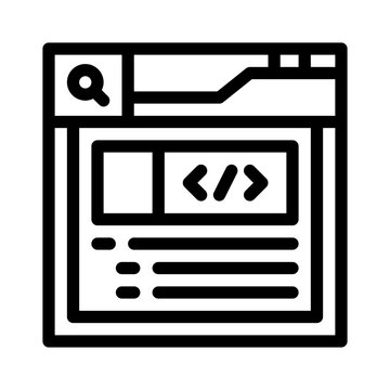 JavaScript line icon