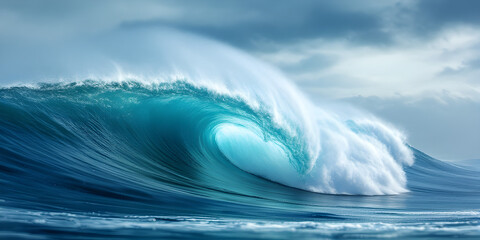 Powerful Ocean Wave in Motion