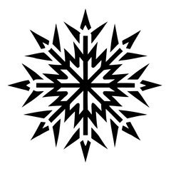 Snowflake Silhouette