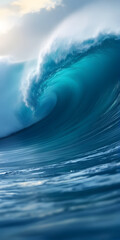 Majestic Turquoise Ocean Wave