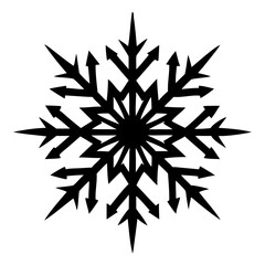 Snowflake Silhouette